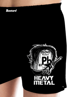 Heavy Metal pánske trenky Black
