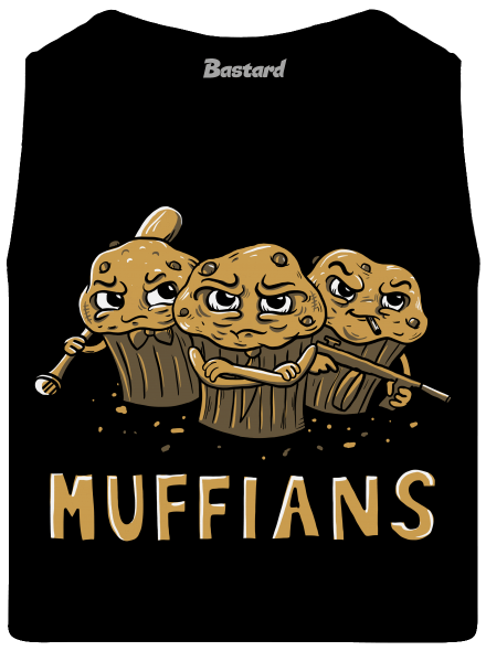 Muffians pánske tielko Black