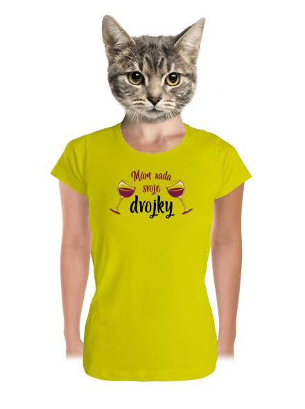 Dvojky dámske tričko prémium Lemon