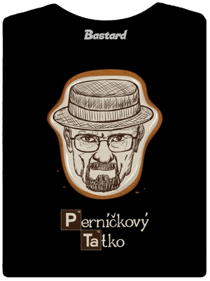 Perníčkový tatko a Perníček dámske tričko prémium Black