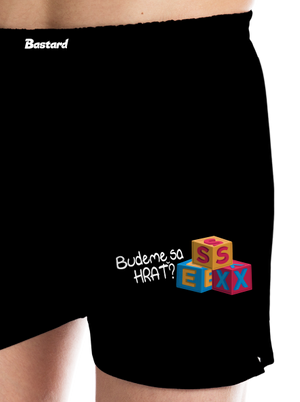 Budeme sa hrať pánske trenky Black