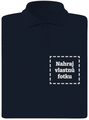 Vlastná potlač pánska polokošeľa Navy Mal