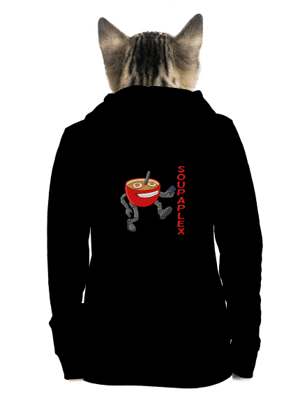 Soupaplex dámska mikina na zips Black