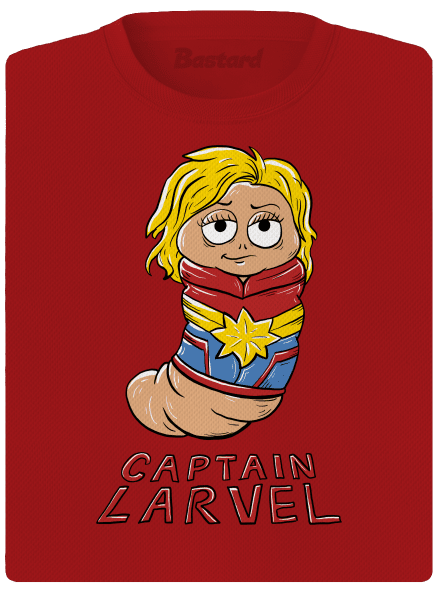 Captain Larvel dámske športové tričko Red Mal