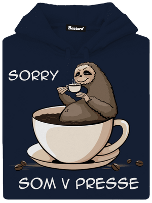 V presse pánska mikina klokanka Navy