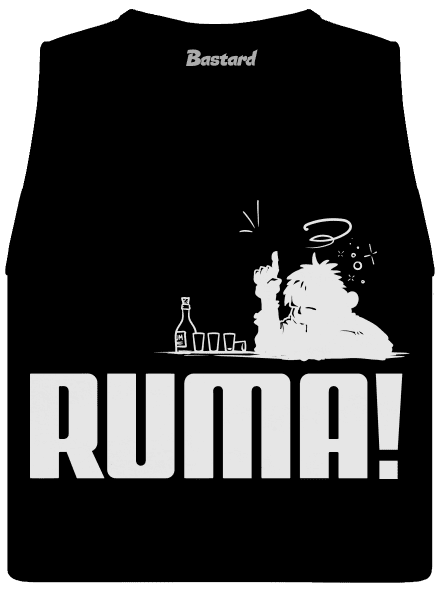 Ruma dámske tielko voľné Black