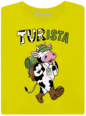 Tur na cestách dámske tričko prémium Lemon