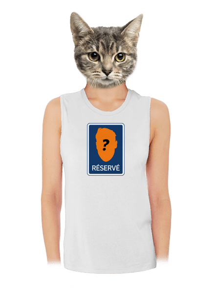 Značka réservé dámske tielko voľné White