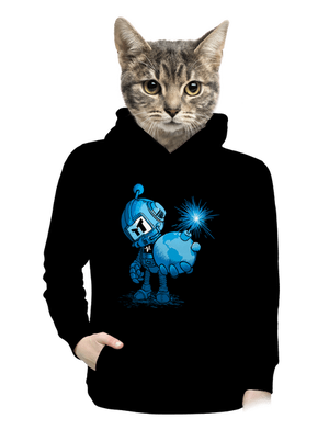 dámska mikina klokanka