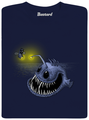 Svetlo môjho srdca pánske dlhý rukáv Navy