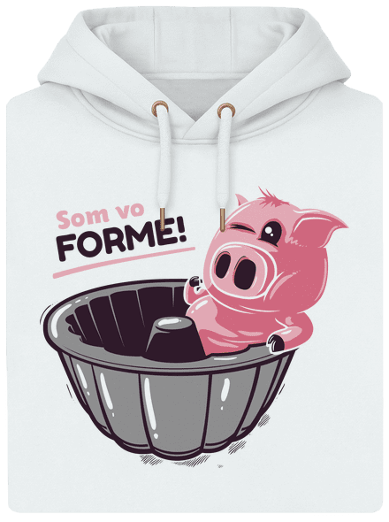 Vo forme unisex mikina premium Snowwhite