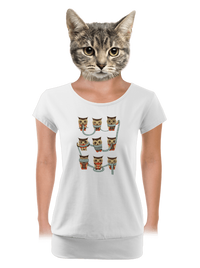 dámske tričko s lemom