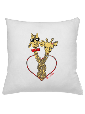 Žirafy vo zväzku vankúš White