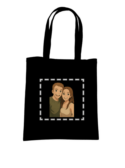 Ghibli efekt z vlastnej fotky taška Black