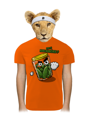 Nakladačka detské športové tričko Neon Orange