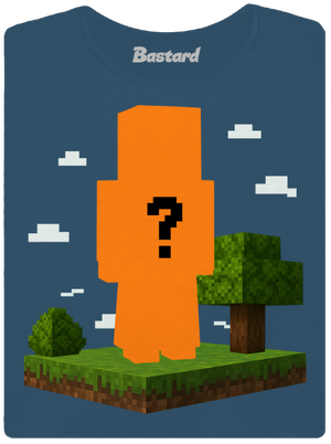 Minecraft z vlastnej fotky dámske tričko prémium Petrol Blue