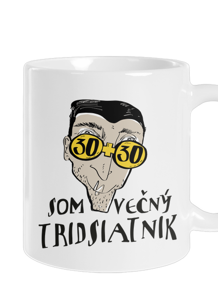 Večný tridsiatnik klasický hrnček White