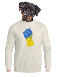 unisex mikina bez kapucne