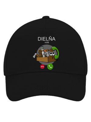 Dielňa volá šiltovka baseballka Black