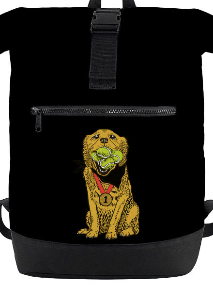 Zlatý retriever batoh Black
