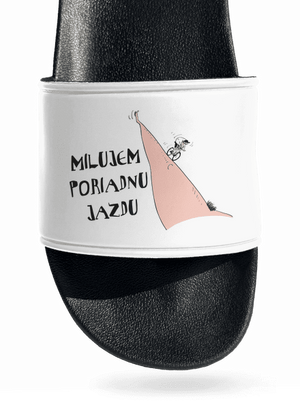 Milujem jazdu šľapky White
