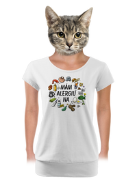 dámske tričko s lemom