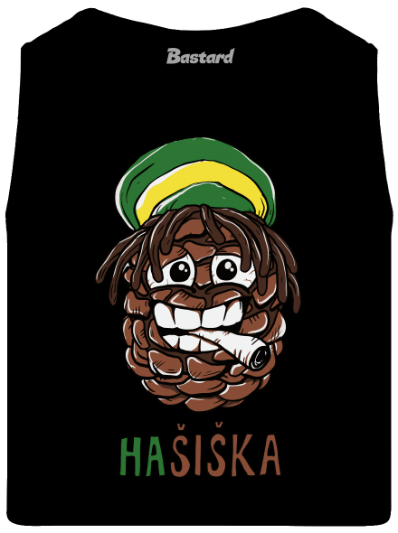 Hašiška pánske tielko Black