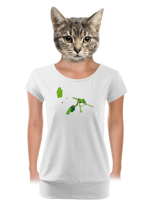 dámske tričko s lemom