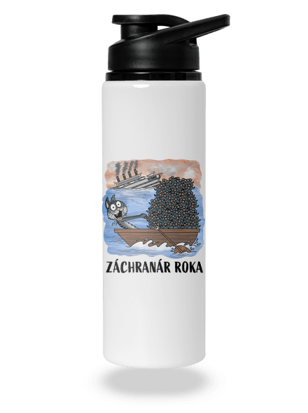 Záchranár roka flaša na vodu White
