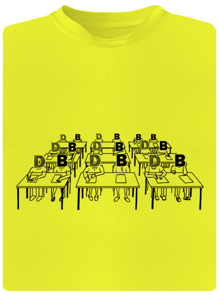 Cimrman: Debil, blbeček pánske športové tričko Neon Yellow