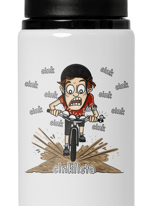 Cinklista flaša na vodu White