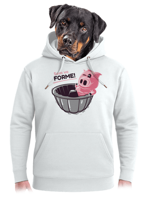 Vo forme unisex mikina premium Snowwhite