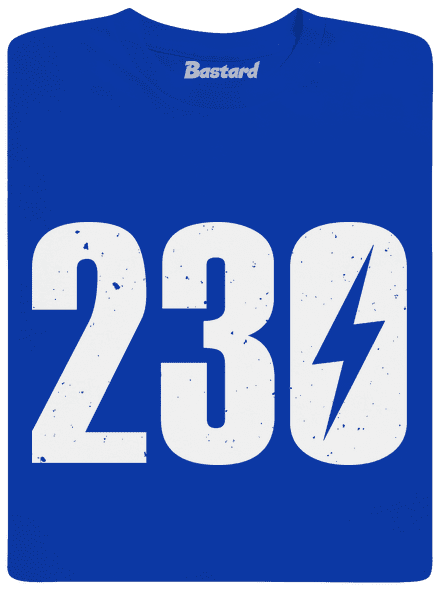 230 V pánske dlhý rukáv Royal Blue