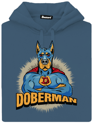 Doberman dámska mikina klokanka Denim
