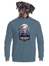 unisex mikina bez kapucne