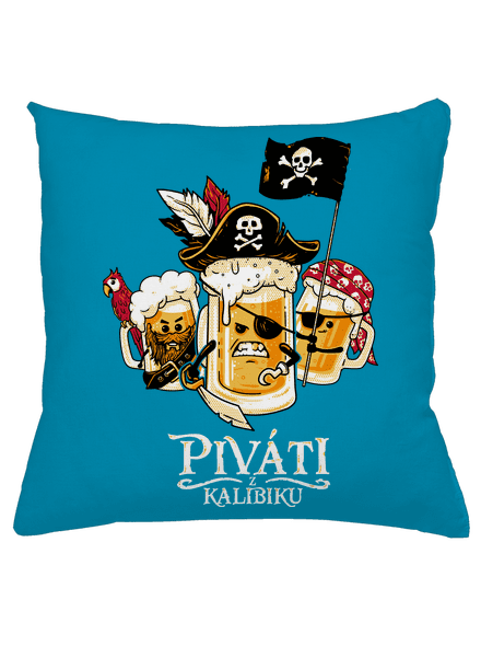 Piváti z Karibiku vankúš Blue Turquoise