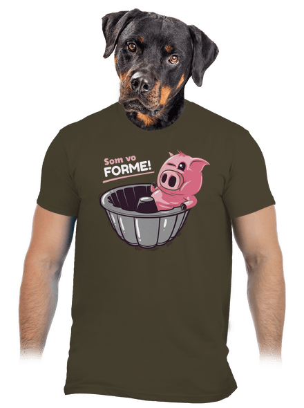 Vo forme pánske tričko Urban Khaki
