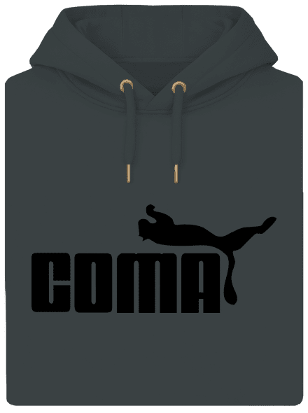 Coma unisex mikina premium Charcoal