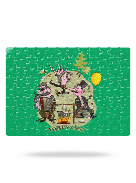 Pártyzáni puzzle White