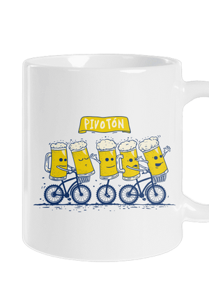 Pivotón klasický hrnček White