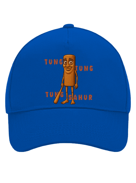 Tung Tung Tung Sahur – Italian Brainrot šiltovka baseballka Bright Royal