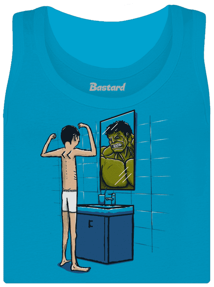 Hulk dámske tielko klasické Blue Atol