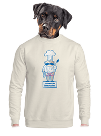 unisex mikina bez kapucne