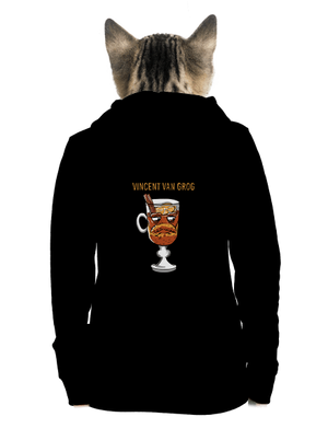 Vincent van Grog dámska mikina na zips Black