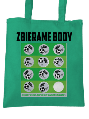 Zbierame body - futbal taška Mint