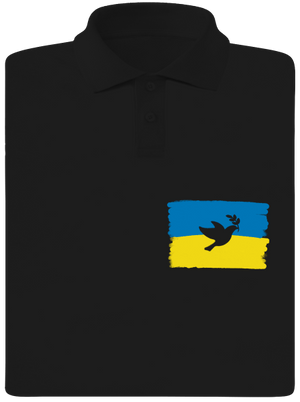 Ukrajina - Holubica pánska polokošeľa Black