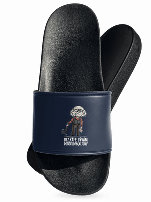 Neklidný bez kafe šľapky Navy