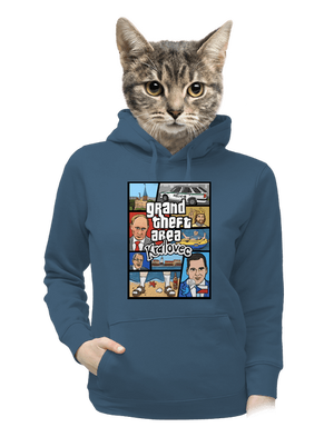 dámska mikina klokanka