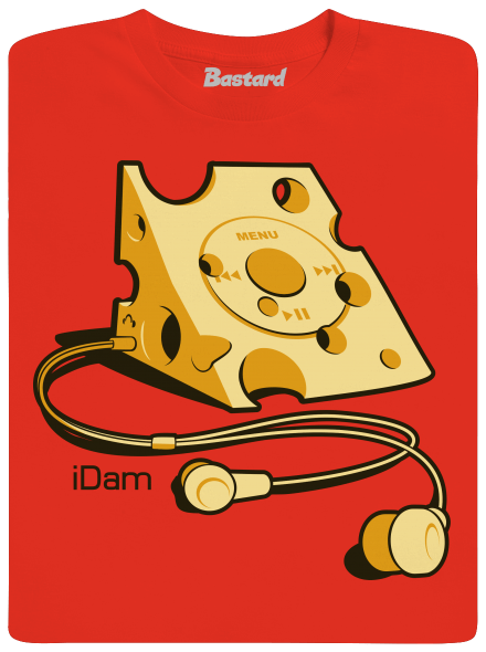 iDam pánske tričko Fiery Red