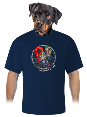 Cyklistický horoskop: Panna unisex tričko oversized Midnight Blue